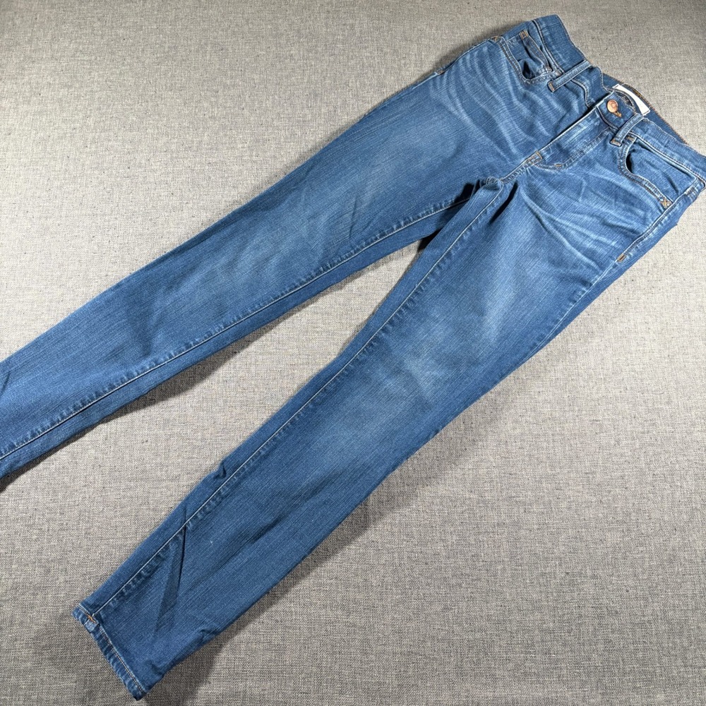 Madewell Roadtripper Jeans Women‎ 24 Blue Skinny High Rise Stretch Denim